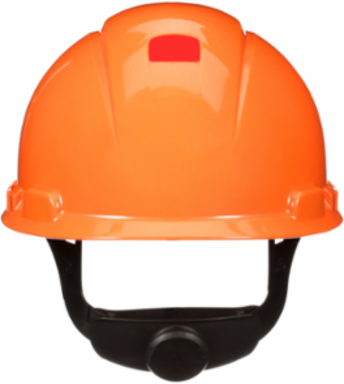 3M™ SecureFit™ Hard Hat H-706SFR-UV, Orange, 4-Point Pressure Diffusion Ratchet Suspension, with UVicator, 20 ea/Case