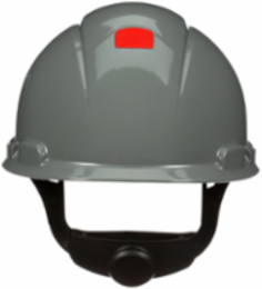 3M™ SecureFit™ Hard Hat H-708SFR-UV, Grey, 4-Point Pressure Diffusion Ratchet Suspension, with UVicator, 20 ea/Case