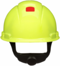 3M™ SecureFit™ Hard Hat H-709SFR-UV, Hi-Vis Yellow, 4-Point Pressure Diffusion Ratchet Suspension, with UVicator, 20 ea/Case
