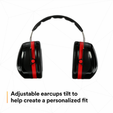 3M™ PELTOR™ Optime™ 105 Earmuffs H10A, Over-the-Head, 10 EA/Case