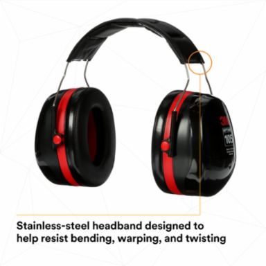 3M™ PELTOR™ Optime™ 105 Earmuffs H10A, Over-the-Head, 10 EA/Case
