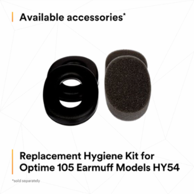 3M™ PELTOR™ Optime™ 105 Earmuffs H10A HV, Over-the-Head, 10 EA/Case