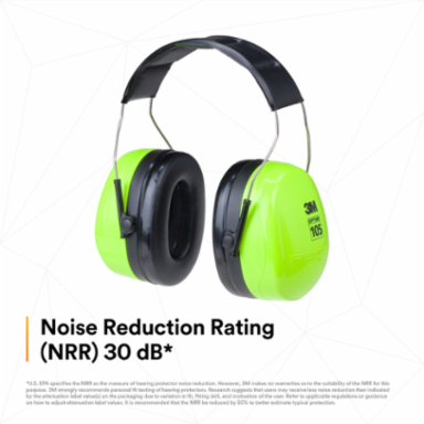 3M™ PELTOR™ Optime™ 105 Earmuffs H10A HV, Over-the-Head, 10 EA/Case