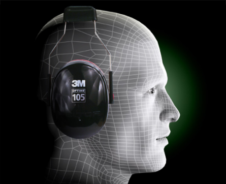 3M™ PELTOR™ Optime™ 105 Earmuffs H10A HV, Over-the-Head, 10 EA/Case
