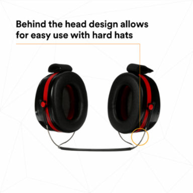 3M™ PELTOR™ Optime™ 105 Earmuffs H10B, Behind-the-Head, 10 EA/Case