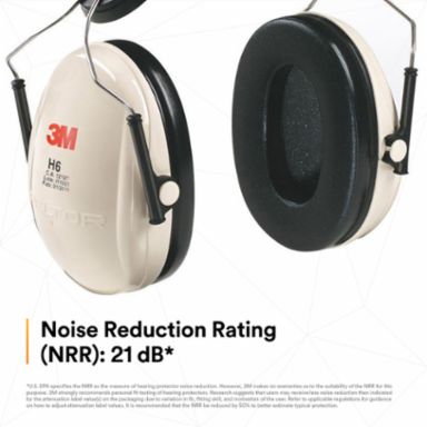 3M™ Peltor™ Optime™ 95 Hard Hat Attached Earmuff H6P3E/V, 10 EA/Case