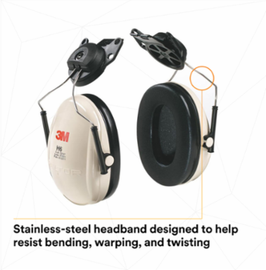 3M™ Peltor™ Optime™ 95 Hard Hat Attached Earmuff H6P3E/V, 10 EA/Case