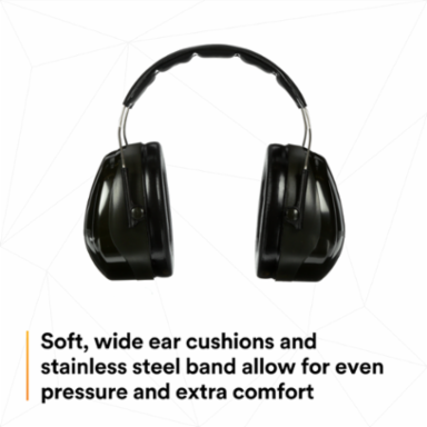 3M™ PELTOR™ Optime™ 101 Earmuffs H7A, Over-the-Head, 10 EA/Case