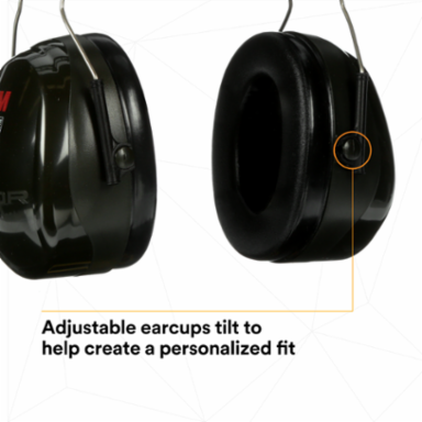 3M™ PELTOR™ Optime™ 101 Earmuffs H7A, Over-the-Head, 10 EA/Case