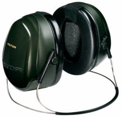 3M PELTOR Optime 101 Earmuffs H7B, Behind-the-Head, 10 EA/Case