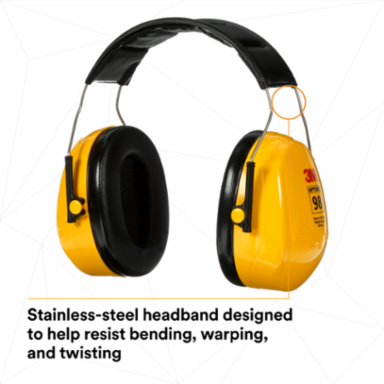 3M™ PELTOR™ Optime™ 98 Earmuffs H9A, Over-the-Head, 10 EA/Case