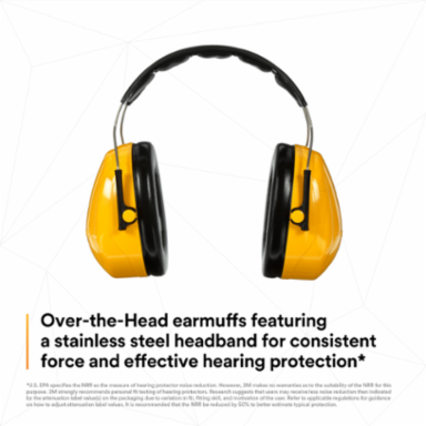 3M™ PELTOR™ Optime™ 98 Earmuffs H9A, Over-the-Head, 10 EA/Case