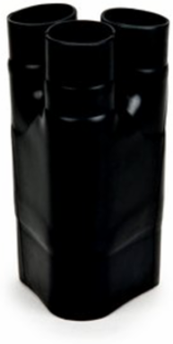 Heat Shrinkable Cable Breakout Boot, 3-Way Outlet, 0.12-0.33 Inch Cable Leg Range