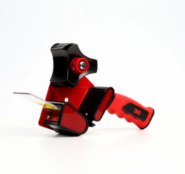 Portable Tape Dispenser, Pistol Grip Design for 2 Inch Tape, Up to 60 Yards