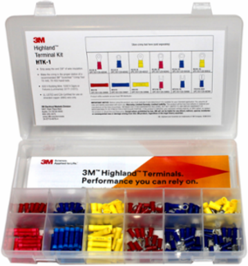 Highland Terminal Kit, 180 Pieces, UL Listed, Compact and Refillable