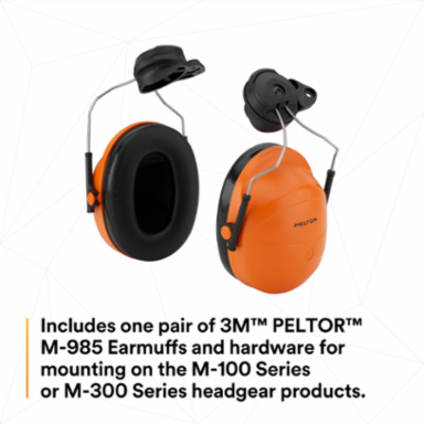 3M™ PELTOR™ Earmuff Assembly M-985/37333(AAD), for Versaflo™ M-100 and M-300 Products, Pair, 1 EA/Case