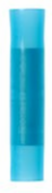Seamless Nylon Insulated Butt Connector, 100 per Bottle, 1.02 Inch Length, 22-18 AWG