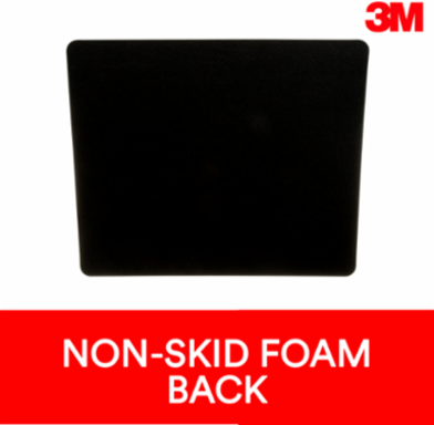 3M™ Precise™ Mouse Pad Enhances the Precision of Optical Mice , Non-Skid Foam Back, 9" x 8", Bitmap, MP114-BSD1