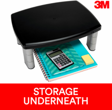 3M™ Adjustable Monitor Stand MS80B