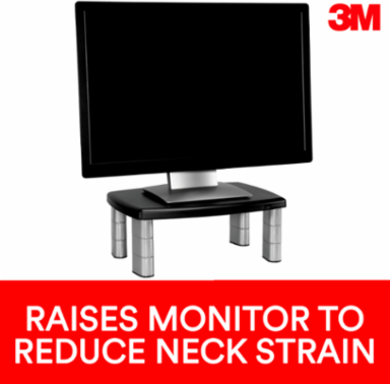 3M™ Adjustable Monitor Stand MS80B