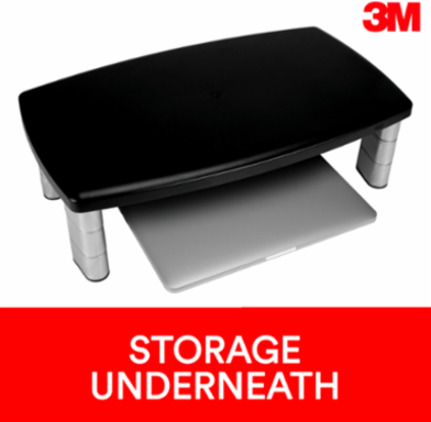 3M™ Extra Wide Adjustable Monitor Stand, MS90B