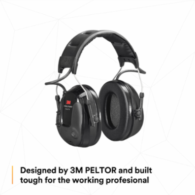 3M™ PELTOR™ ProTac III MT13H221A, Headset, Black, Headband, 10 Each/Case