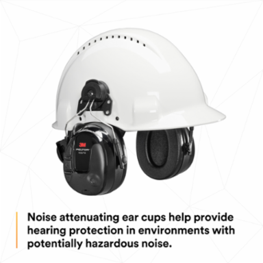 3M™ PELTOR™ ProTac III MT13H221P3E, Headset, Black, Helmet Attached, 10 Each/Case