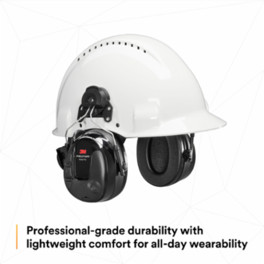 3M™ PELTOR™ ProTac III MT13H221P3E, Headset, Black, Helmet Attached, 10 Each/Case