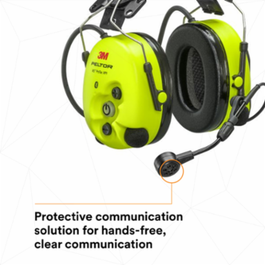 3M™ PELTOR™ WS™ ProTac XPI Headset Hard Hat Attached MT15H7P3EWS6, 10 ea/Case