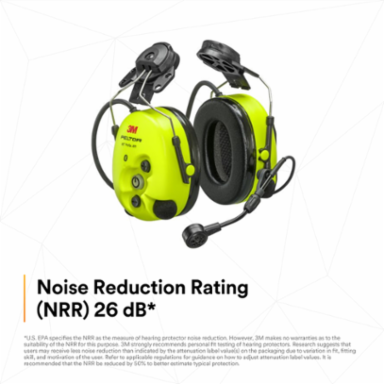 3M™ PELTOR™ WS™ ProTac XPI Headset Hard Hat Attached MT15H7P3EWS6, 10 ea/Case