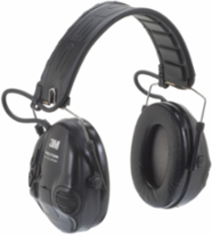 3M™ PELTOR™ Tactical Sport™ MT16H210F-479-SV, Electronic Headset, Foldable Headband, Black, 10 Each/Case