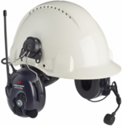 3M™ PELTOR™ LiteCom FRS Headset MT53H7P3E4602-NA, Hard Hat Attached, 10 ea/Case