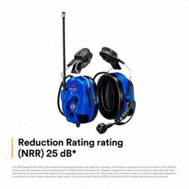 3M™ PELTOR™ WS™ LiteCom PRO III Headset - Hard Hat Attached - Intrinsically Safe - MT73H7P3E4D10NA-50