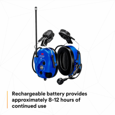 3M™ PELTOR™ WS™ LiteCom PRO III Headset - Hard Hat Attached - Intrinsically Safe - MT73H7P3E4D10NA-50