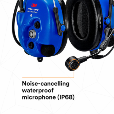 3M™ PELTOR™ WS™ LiteCom PRO III Headset - Hard Hat Attached - Intrinsically Safe - MT73H7P3E4D10NA-50