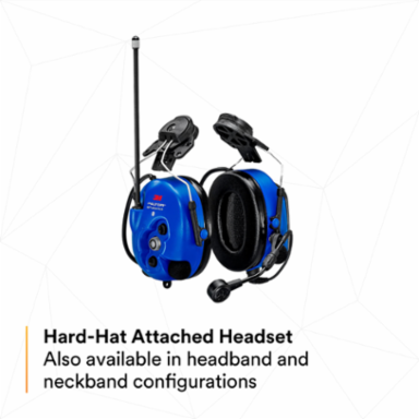 3M™ PELTOR™ WS™ LiteCom PRO III Headset - Hard Hat Attached - Intrinsically Safe - MT73H7P3E4D10NA-50
