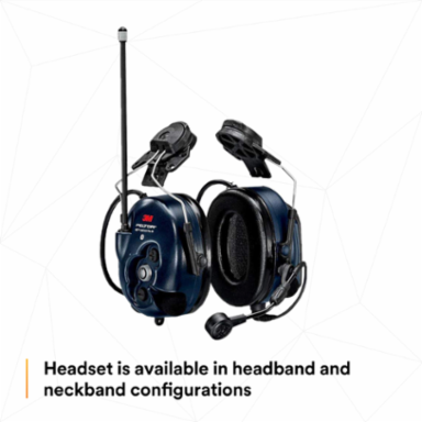 3M™ PELTOR™ WS™ LiteCom PRO III Headset - Hard Hat Attached - MT73H7P3E4D10-NA