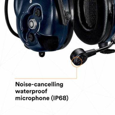 3M™ PELTOR™ WS™ LiteCom PRO III Headset - Hard Hat Attached - MT73H7P3E4D10-NA