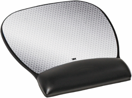 3M™ Precise™ Mouse Pad with Gel Wrist Rest, , Optical Mouse Performance and Battery Saving Design, 9.2" x 8.7", Vertex, MW310LE