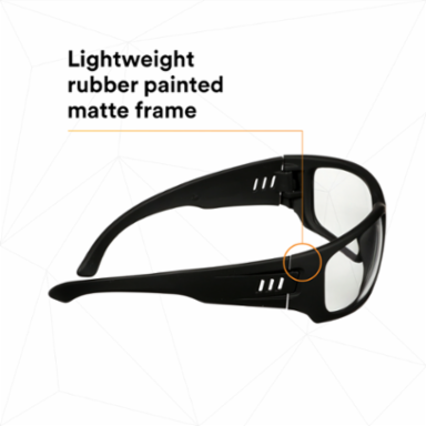 3M™ Maxim™ Elite 1000 Series, MXE1001SGAF-BLK, Black Frame, Scotchgard™ Anti-Fog Coating, Clear AF-AS Lens, 20 ea/Case