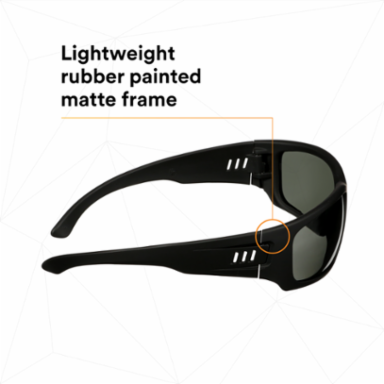 3M™ Maxim™ Elite 1000 Series, MXE1002SGAF-BLK, Black Frame, Scotchgard™ Anti-Fog Coating, Gray AF-AS Lens, 20 ea/Case