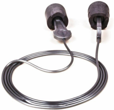 E-A-R Pistonz Corded Earplugs, 400 Pair/Case, Push-to-Fit, Noise Reduction Rating 29 dB
