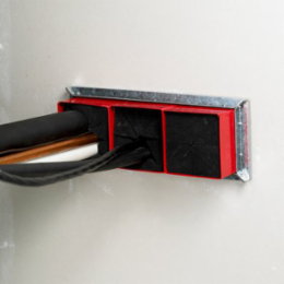 Fire Barrier Pass-Through Mounting Brackets, 4 Inch x 12 Inch, 3 Hour Fire Rating, Pair