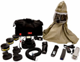 Breathe Easy PAPR Assembly, Hood, NIOSH Approved, 5.5-13 Hour Battery Life, Rechargeable