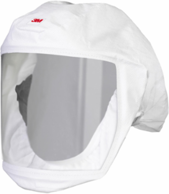 3M™ Versaflo™ Headcover with Integrated Head Suspension, S-133L-5, White, Medium/Large, 5 EA/Case
