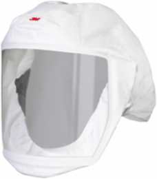3M™ Versaflo™ Headcover with Integrated Head Suspension, S-133L-5, White, Medium/Large, 5 EA/Case