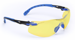 3M™ Solus™ 1000-Series Glasses S1103SGAF, Black/Blue, Amber Scotchgard™ Anti-Fog Lens, 20 EA/Case