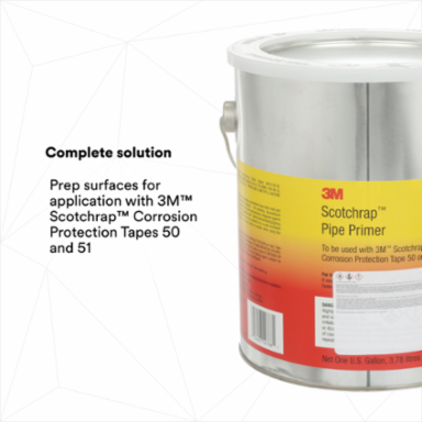3M™ Scotchrap™ Pipe Primer, 1 gallon can, 1 gallon/container, 4 gallons/case