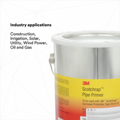 3M™ Scotchrap™ Pipe Primer, 1 gallon can, 1 gallon/container, 4 gallons/case