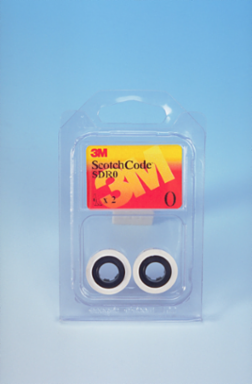 ScotchCode Wire Marker Tape Refill Roll, White, Numbers 0-9, 250°F Operating Temp
